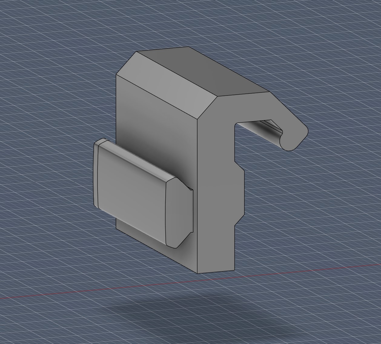 2020 Ext. // Bear frame clip on camera mount 3D model thumbnail