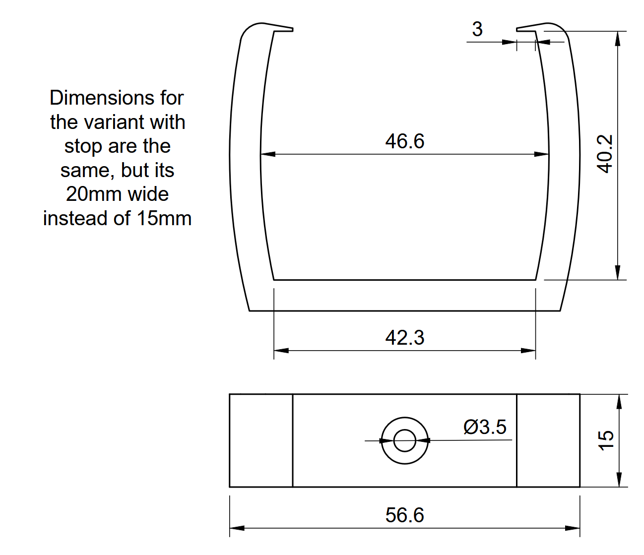 Powerstrip screw wall mount (vertical)