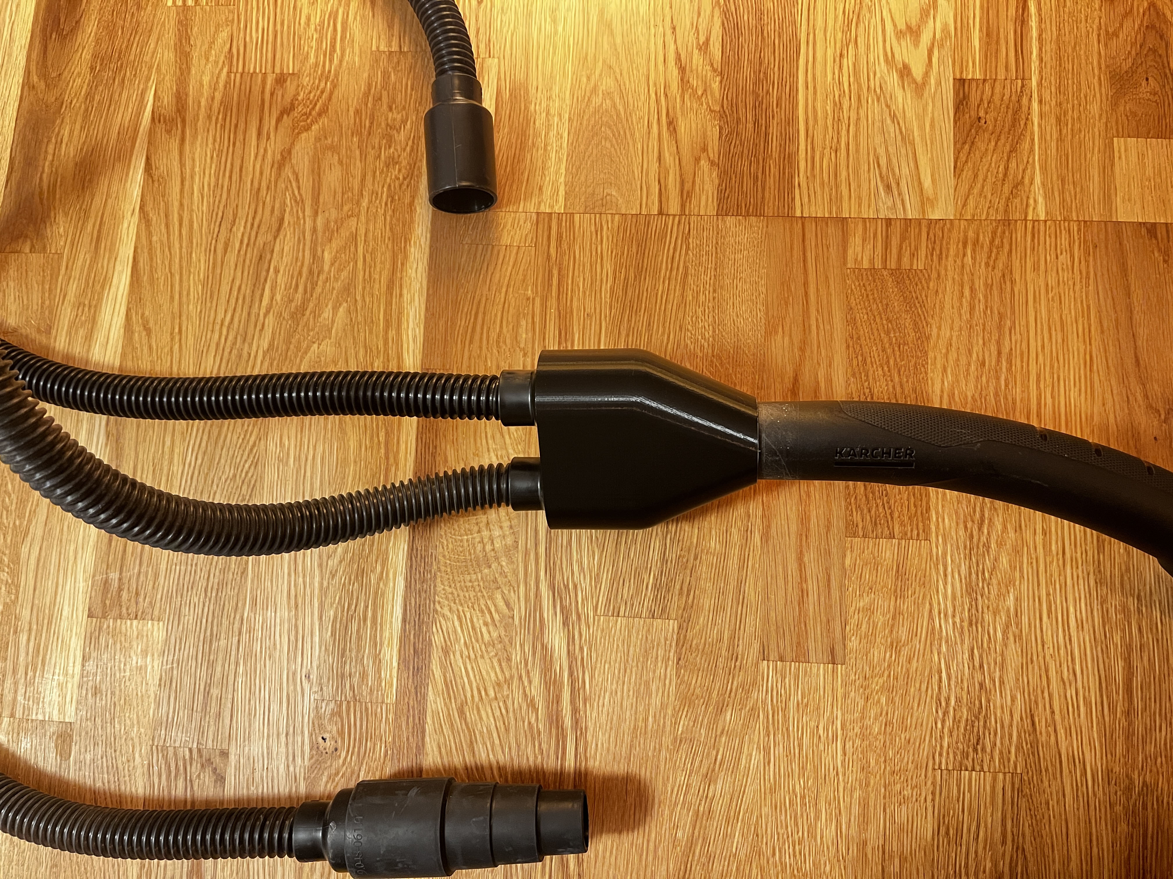 Vacuum splitter 35mm / 2x 40mm - Splitter für Werkstatt Staubsauger wie Kärcher - No support