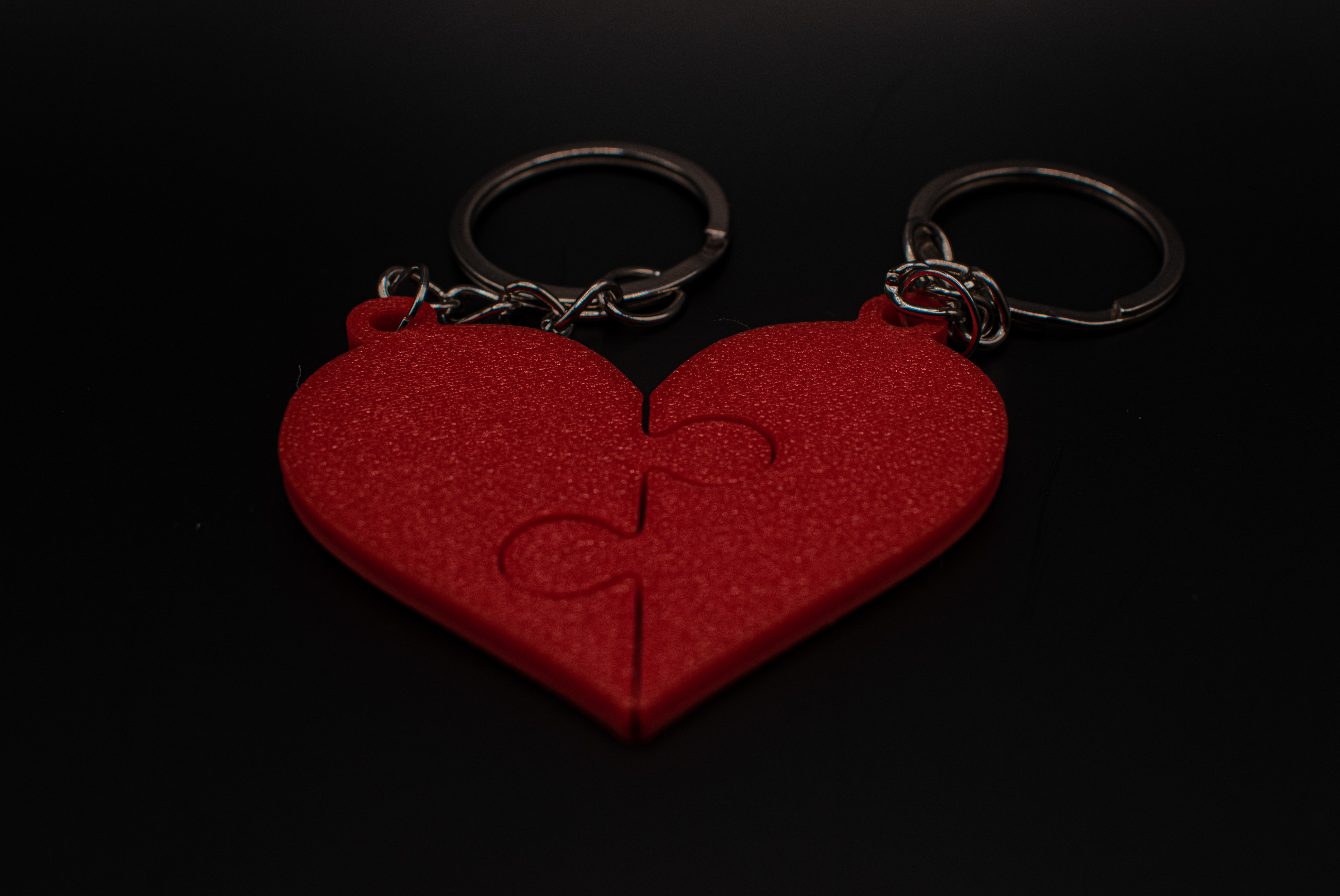 Valentine keychain puzzle