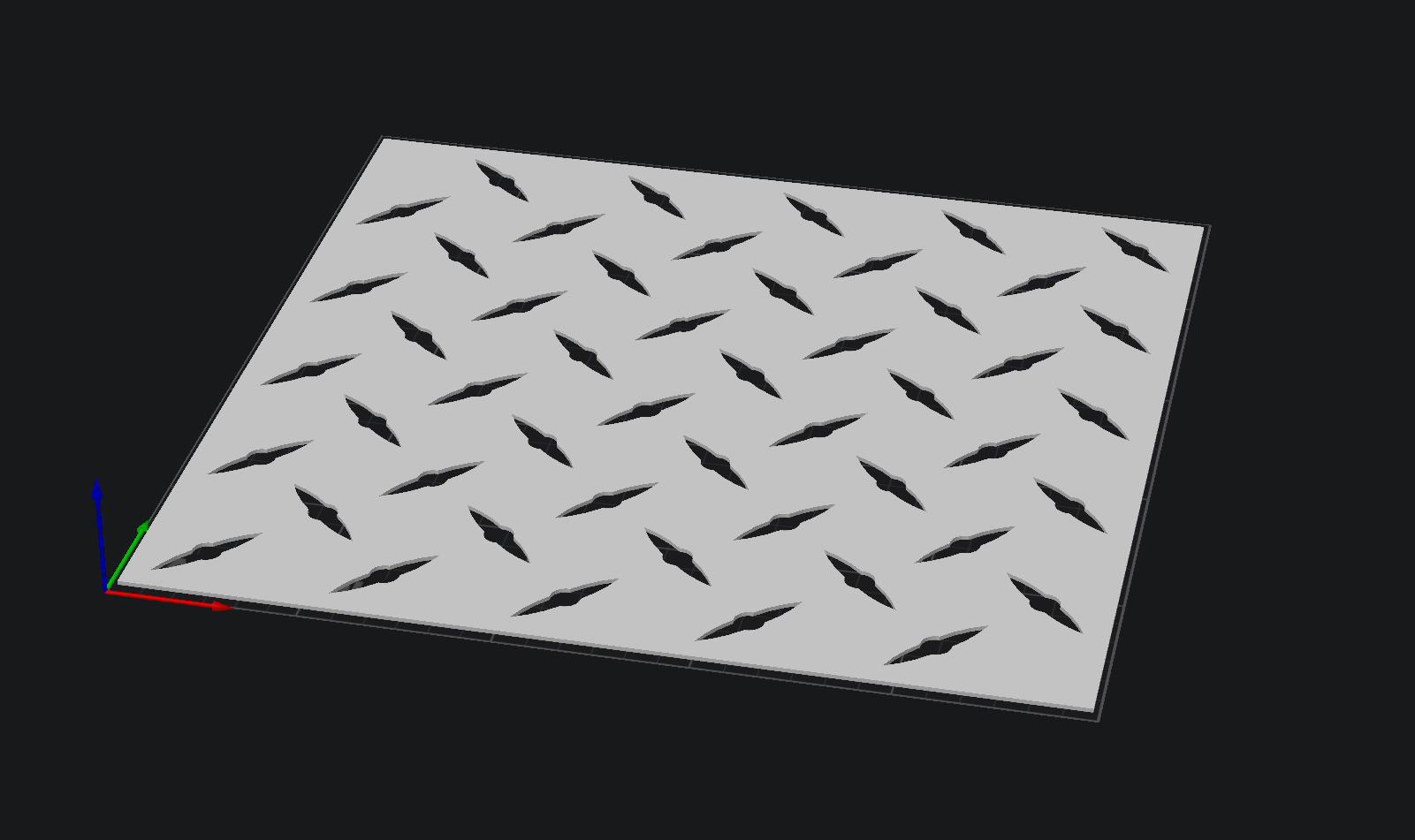 Checker Plate Stencil