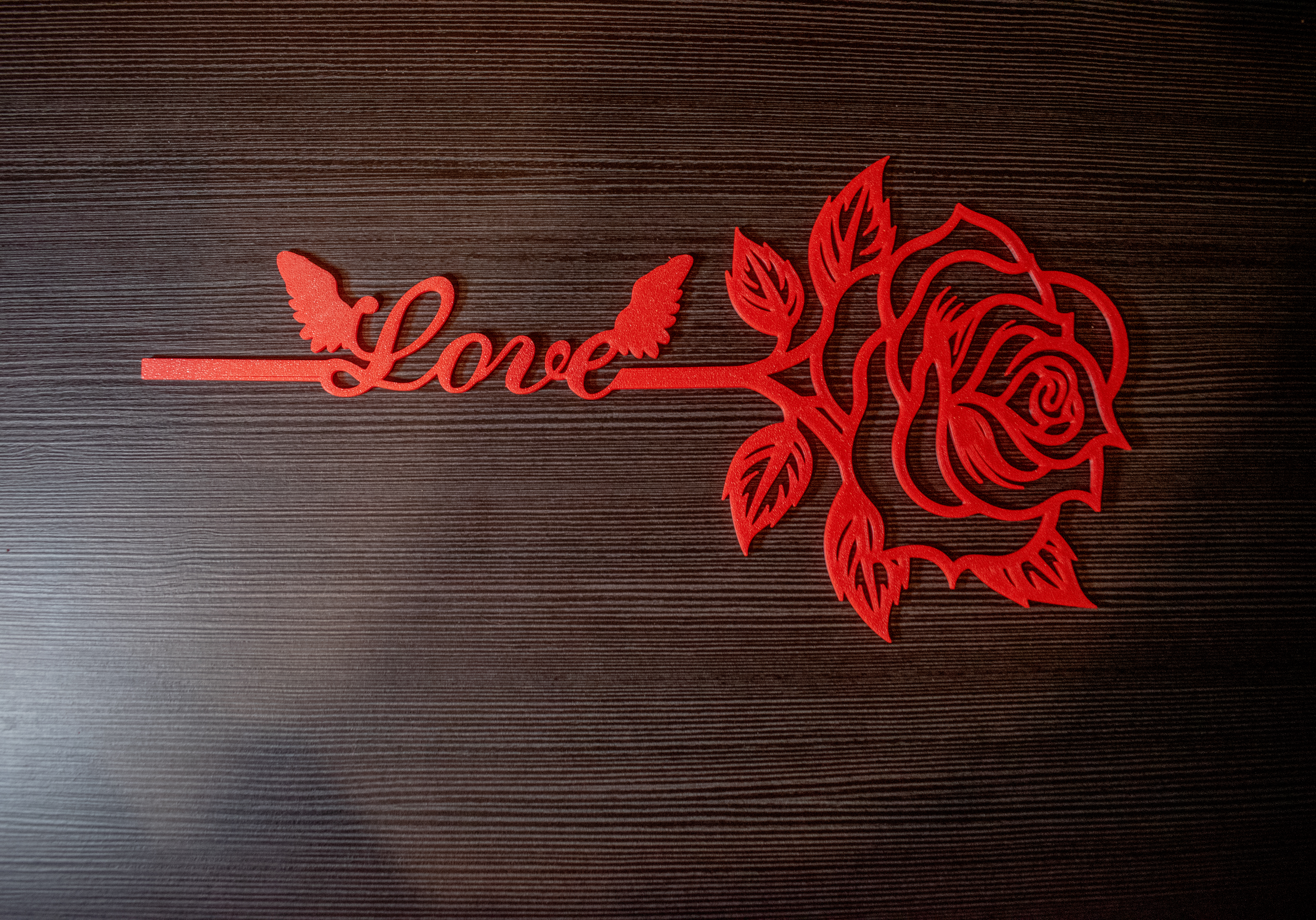 valentine love rose