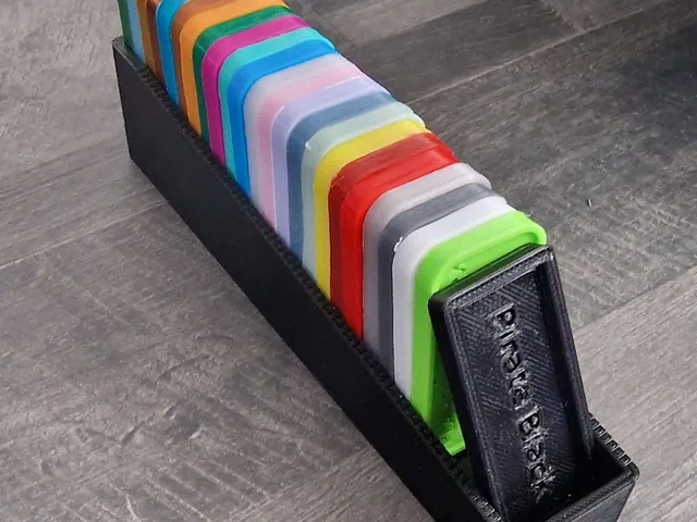 Filament Color Sample + Holder