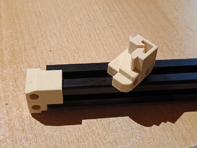 Sovol SV08 Tool Changer Extrusion Adapter - variant for 5mm gap Alu extrusion