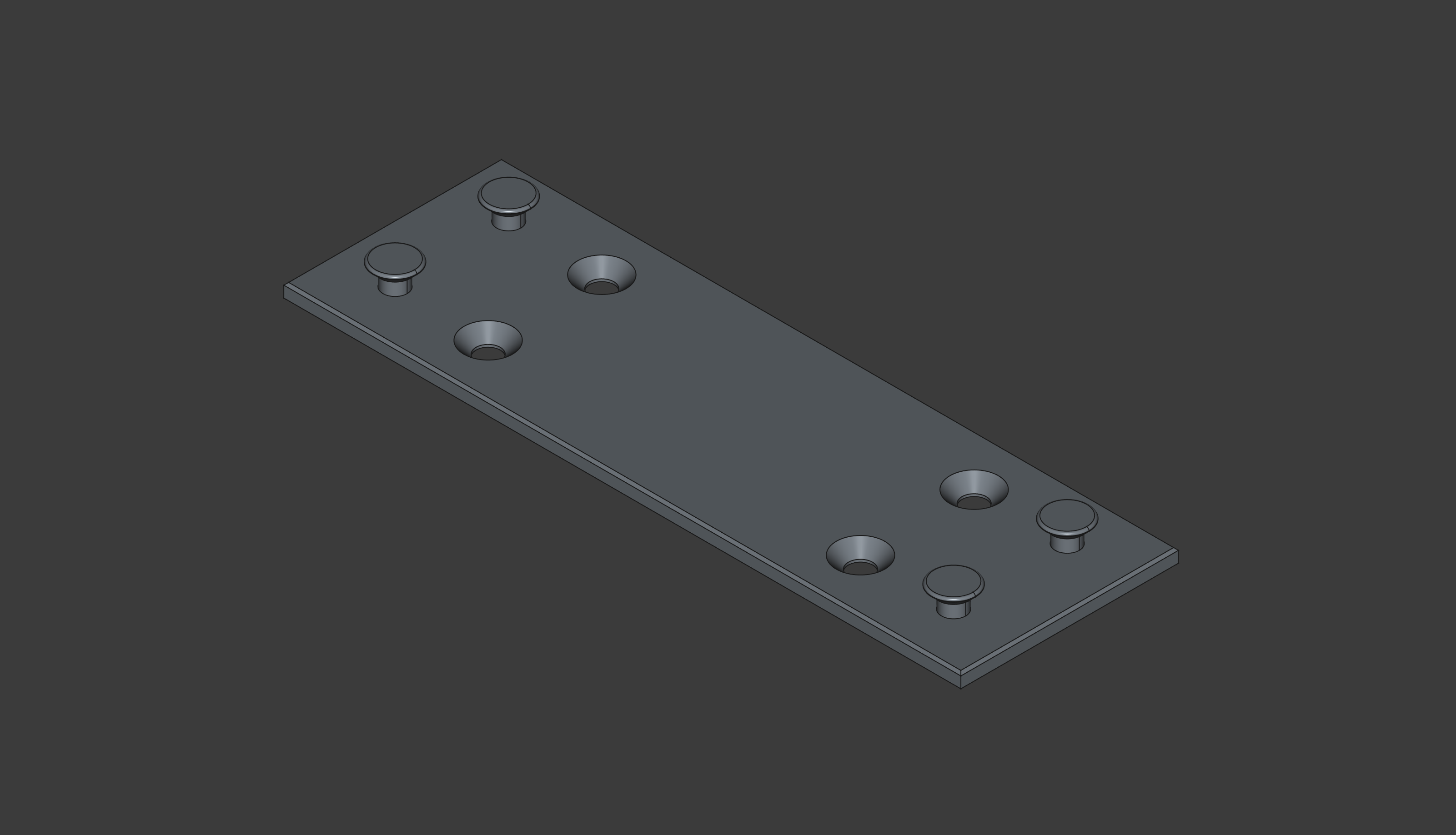 Parametric Amazon Basics Power Strip Mount