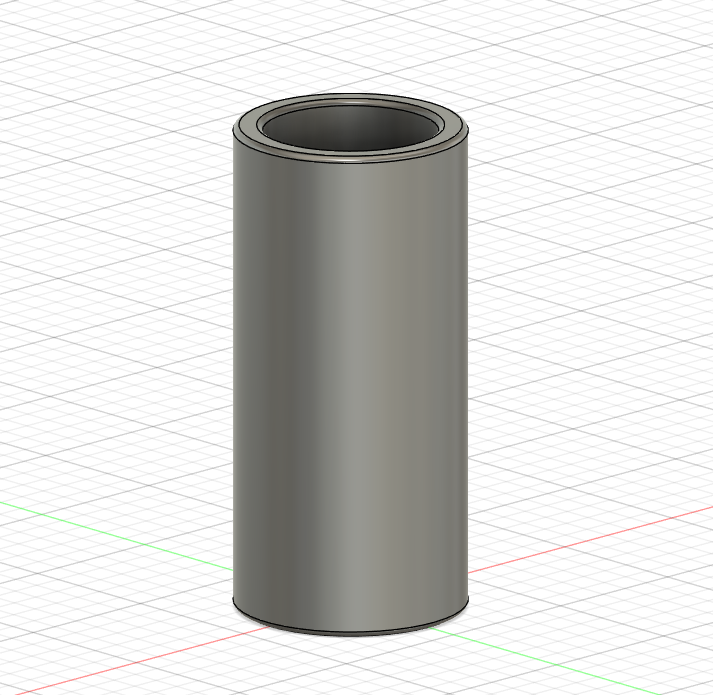 Adapter cylinder for Idler/pulley M3 to 4mm bore