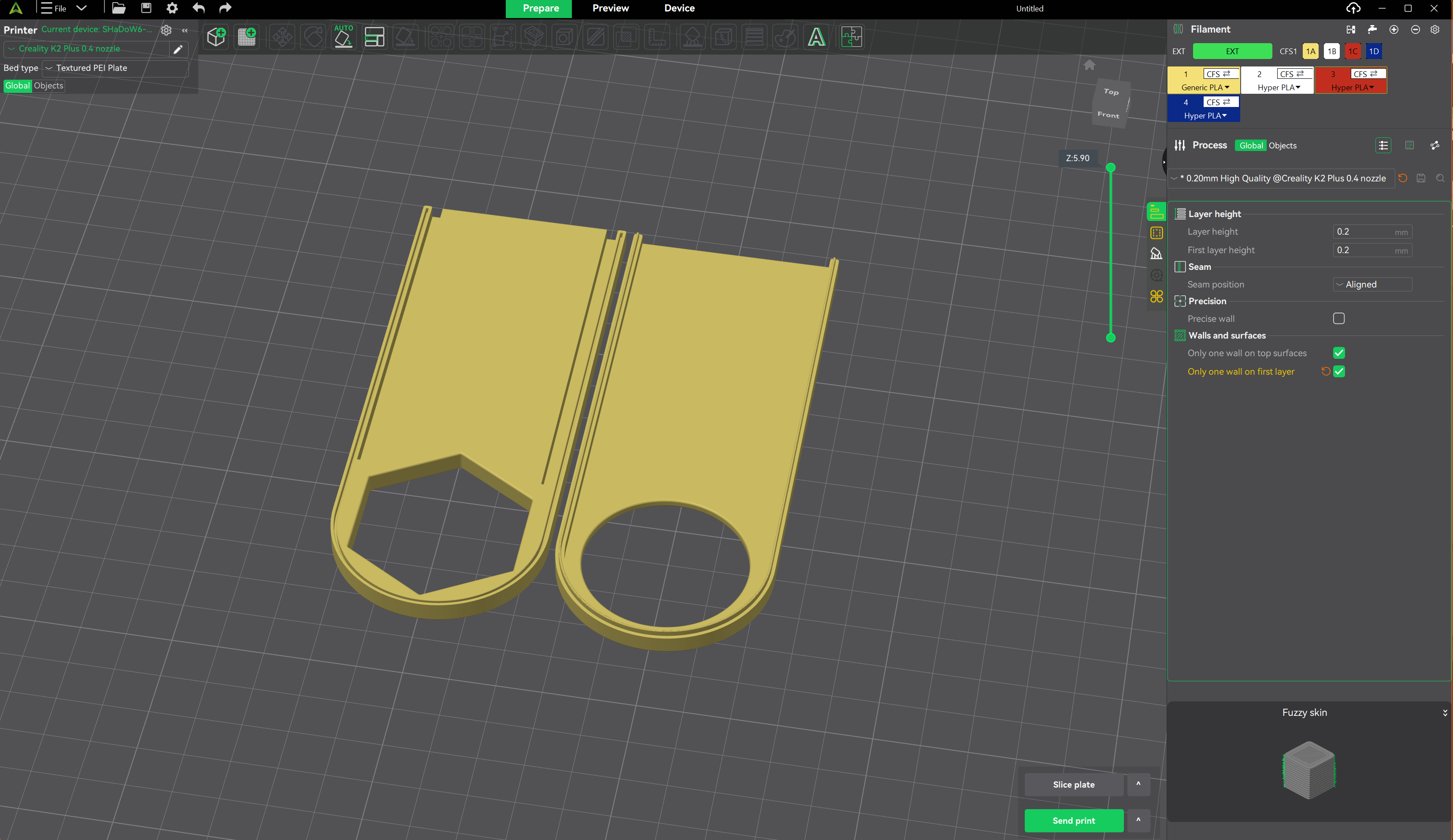Miniatura 9 do modelo 3D Creality K2 Plus Spool Covers