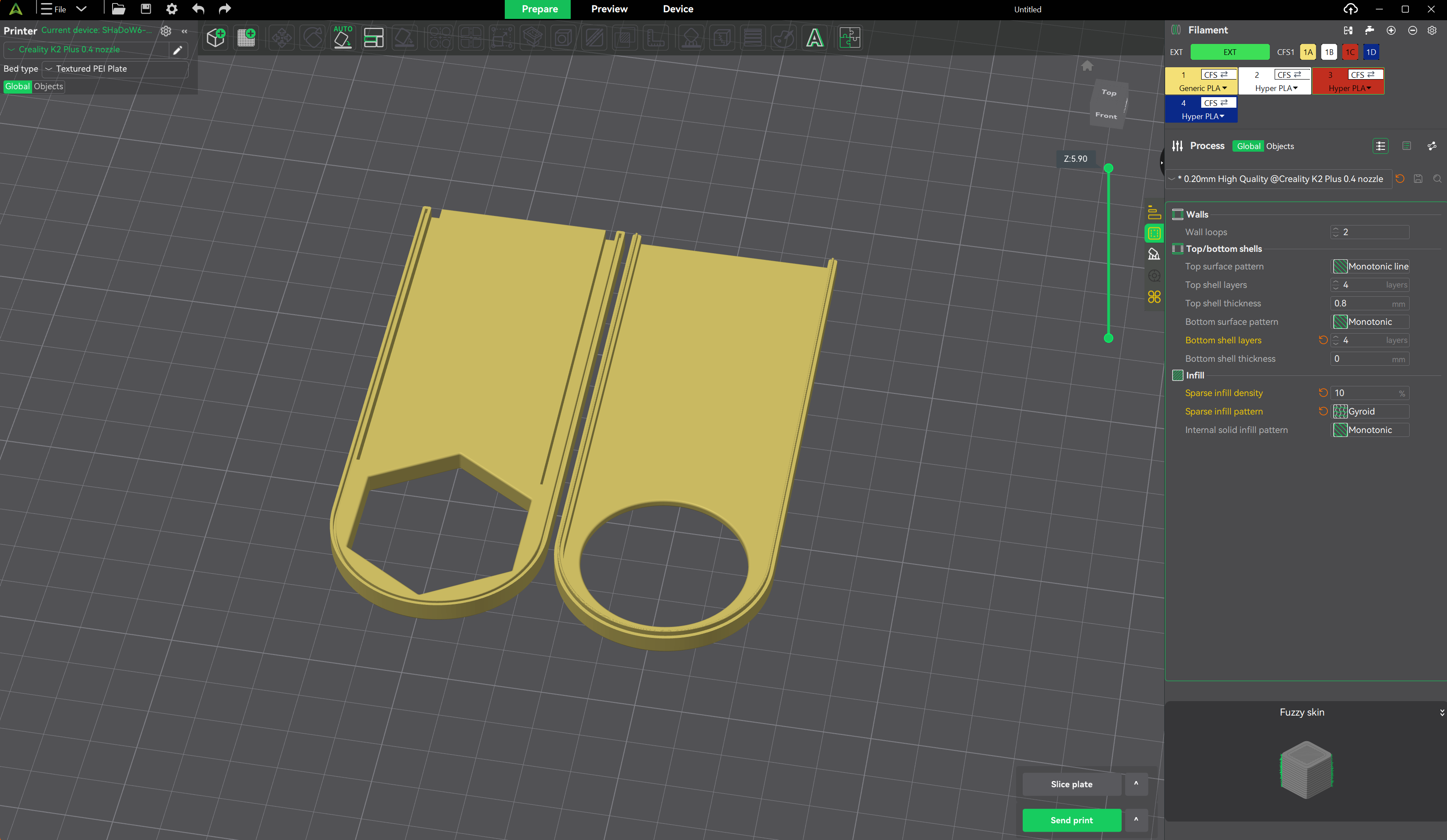 Miniatura 8 do modelo 3D Creality K2 Plus Spool Covers
