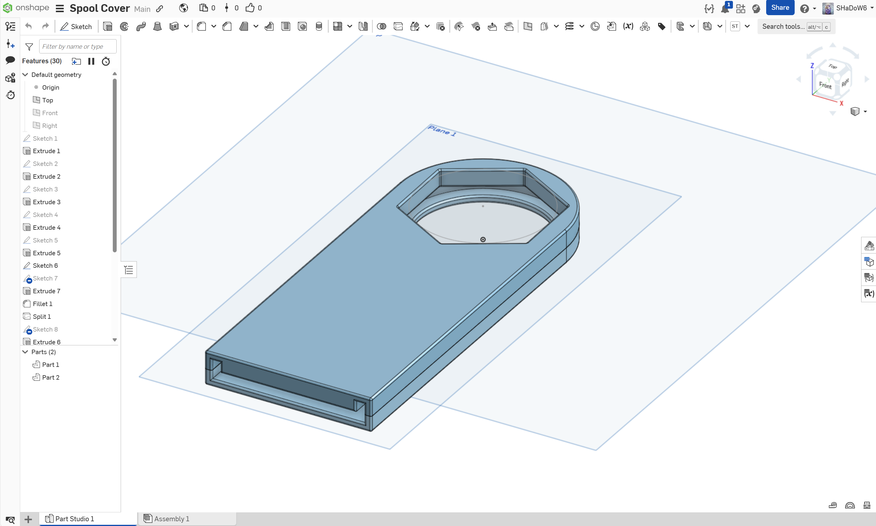 Miniatura 7 do modelo 3D Creality K2 Plus Spool Covers