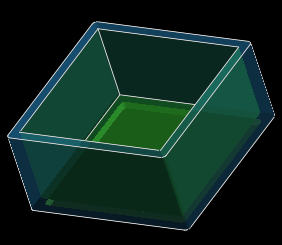 Stackable Storage Tray - 50 mm x 50 mm x 25 mm D