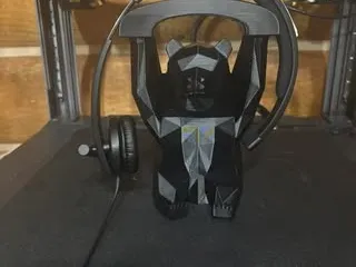 Bear Headphone Holder Together