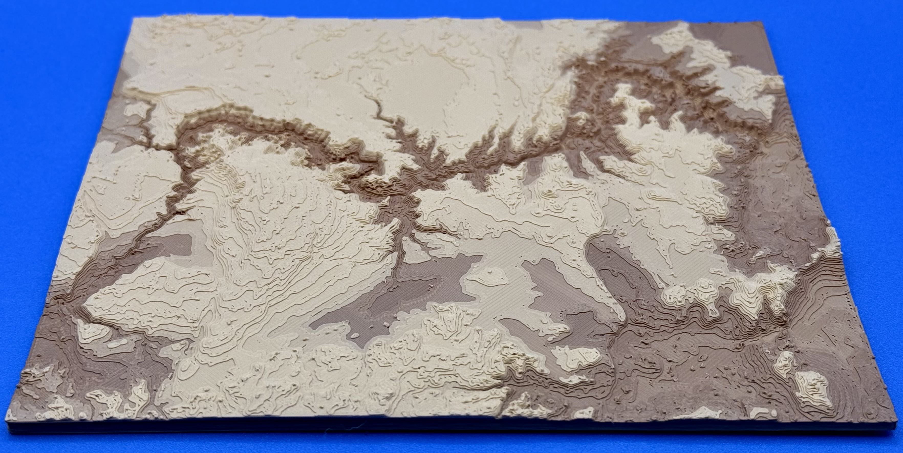 Topographic Map of the Grand Canyon