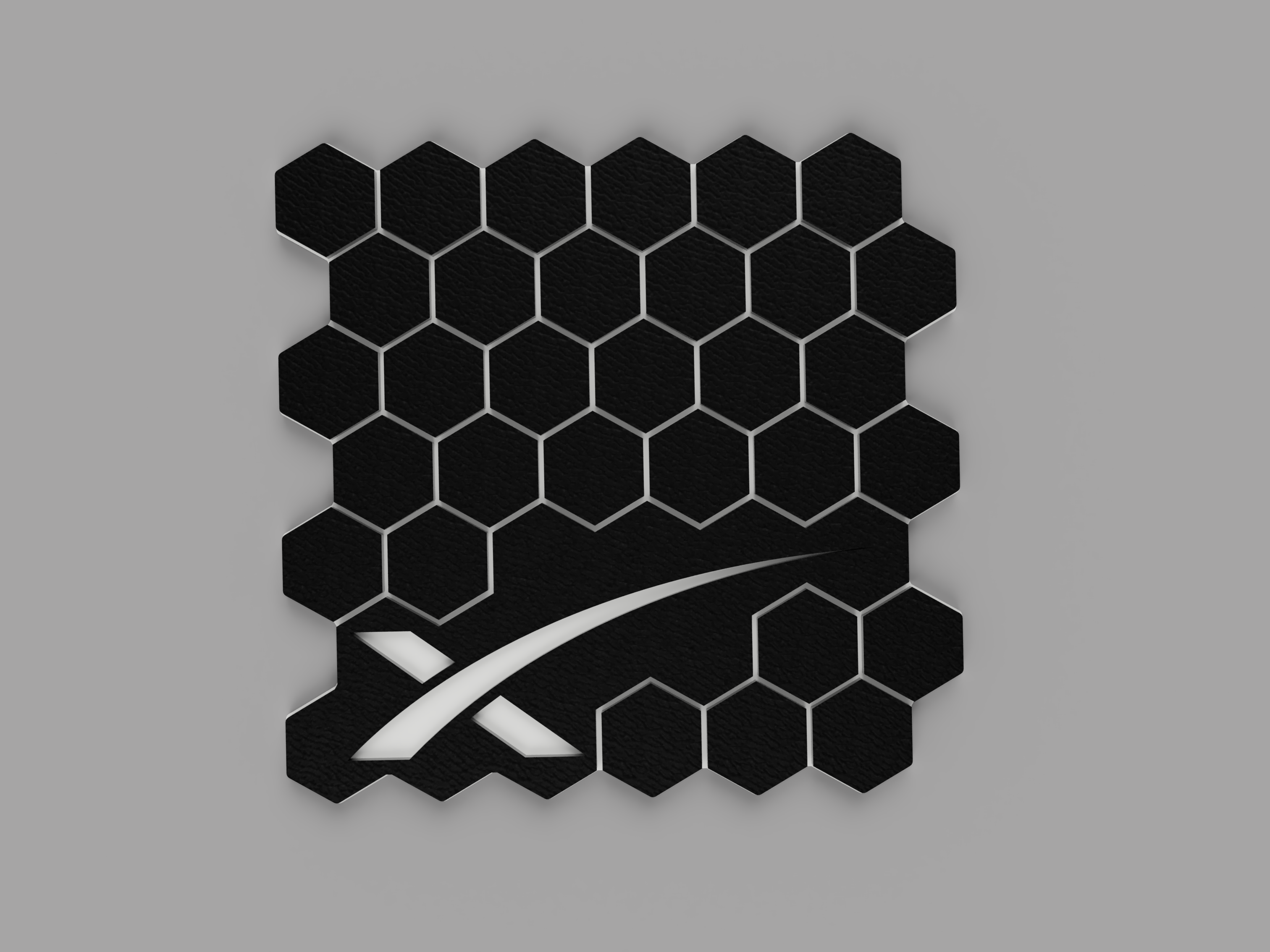 Hex Tiles Coasters With Stand (SpaceX Themed)