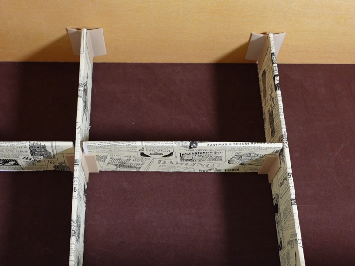 Foam Board Drawer Divider Brackets