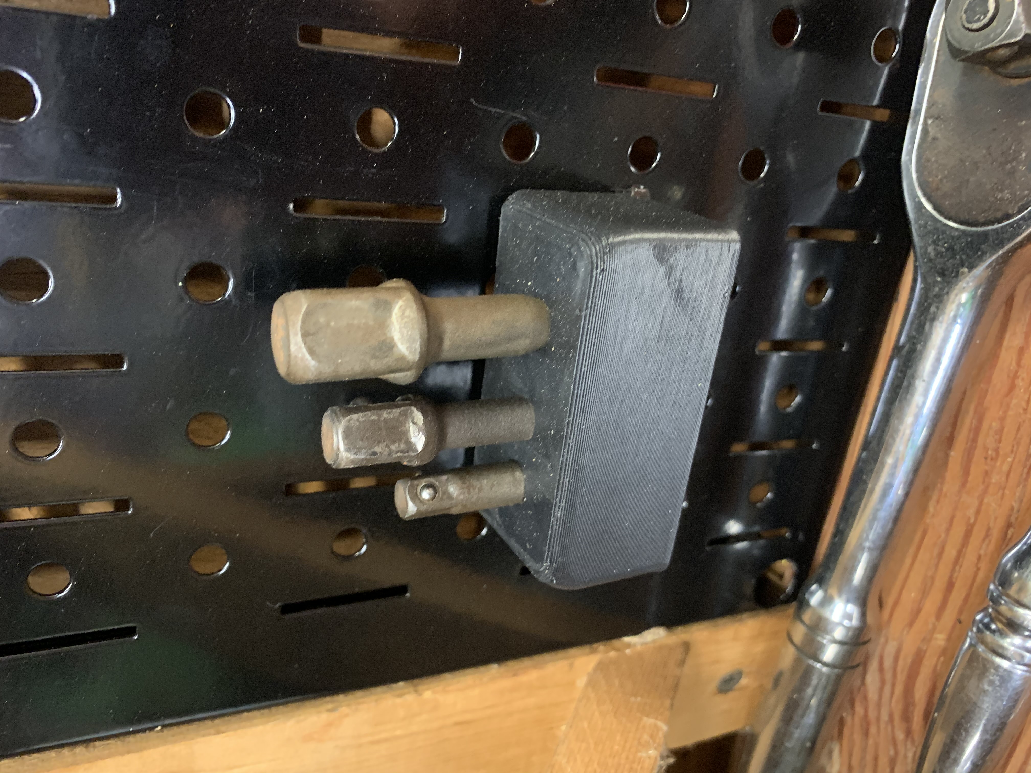 Impact socket adapter holder - Wall Control