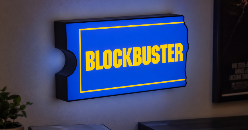 Blockbuster Video LED Lightbox | Multicolor 3D Printable 3MF by ...