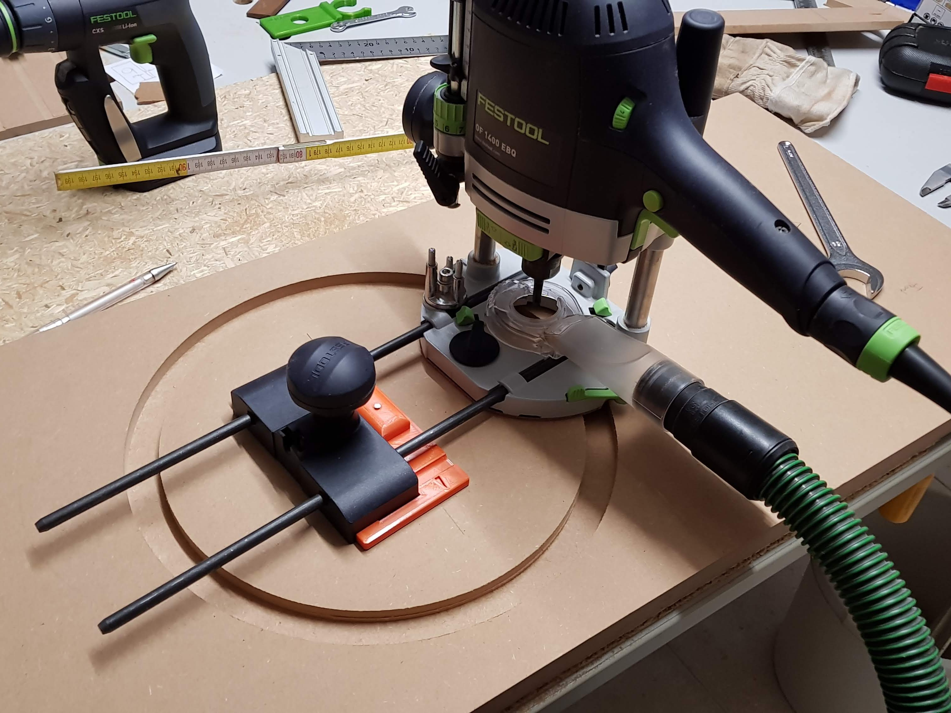 Festool Router circle jig
