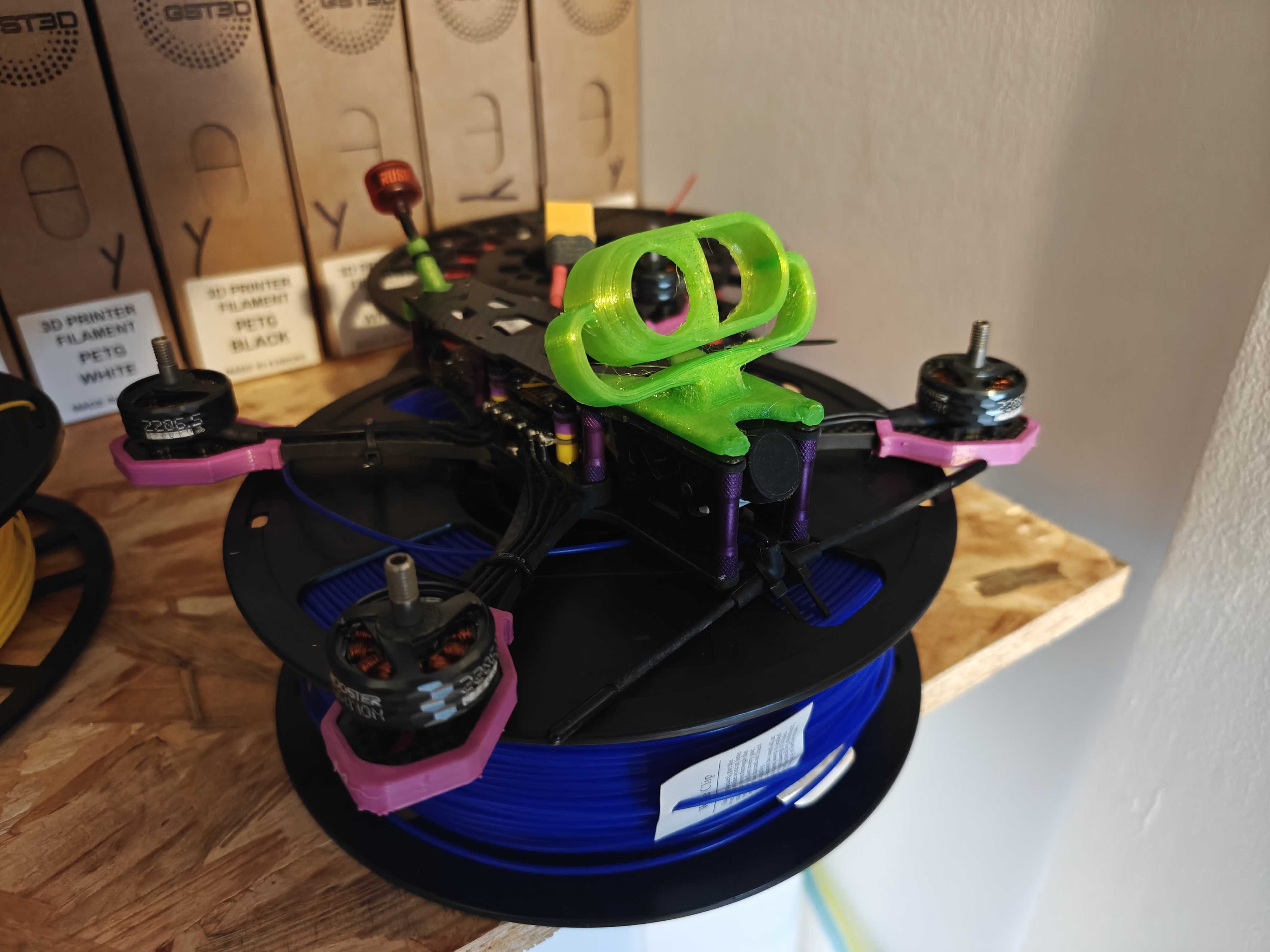 CADDX Peanut Support for QAV-S Joshua Bardwell Edition