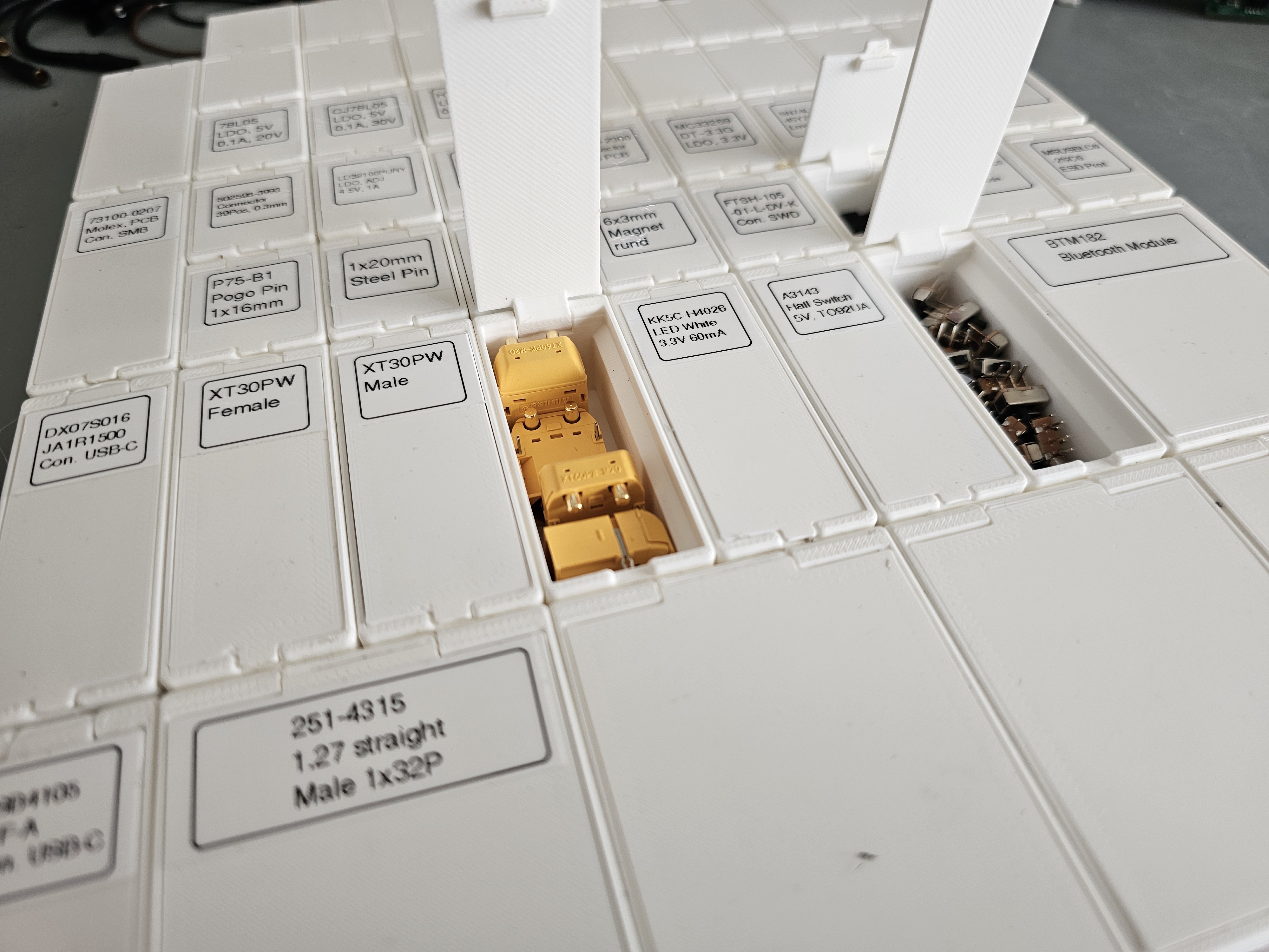 Electronic Components Organizer Boxes