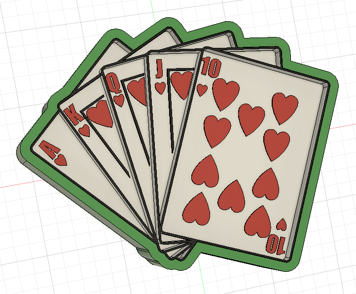 Wall decoration Poker by Xav83 | Download free STL model | Printables.com