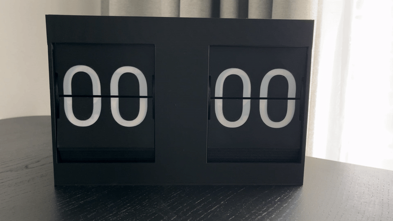 Miniatura 2 do modelo 3D Split flap clock
