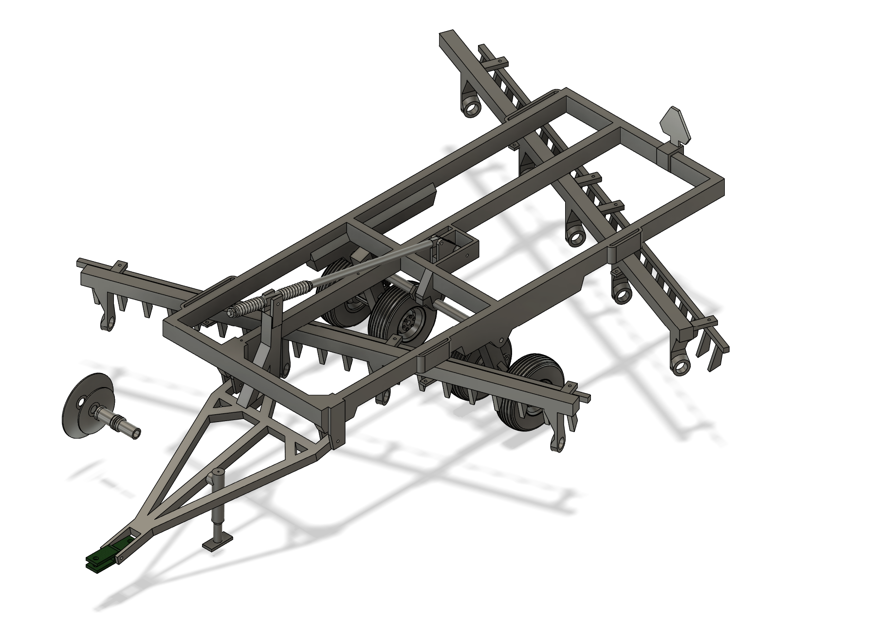 Wishek - 18ft Offset Disk - 1:16th Scale