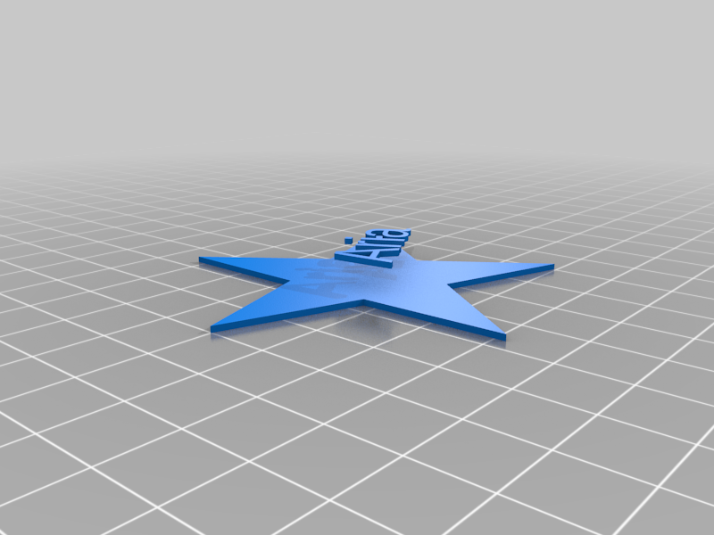 Star with Text (Customizable)