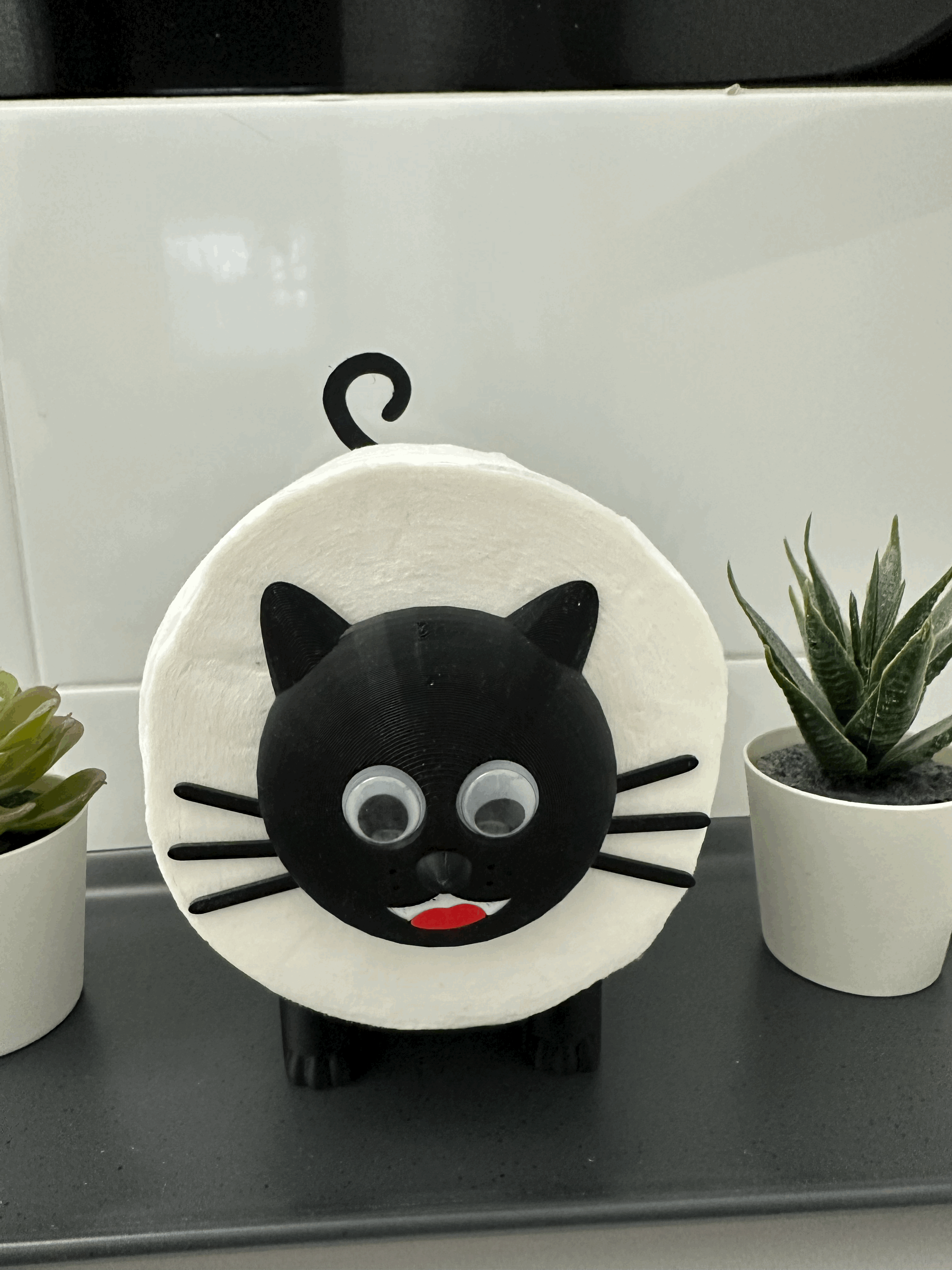 Cat Toilet Paper Holder