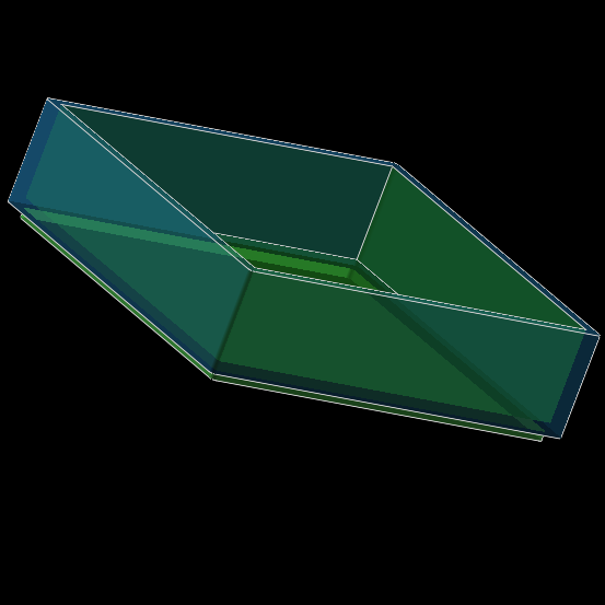 Stackable Storage Tray - 100 mm x 100 mm x 25 mm D