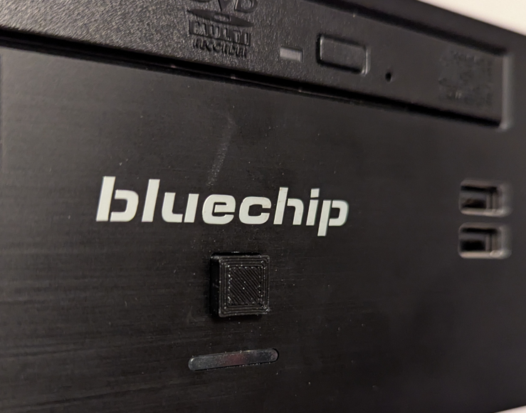 Power button for BlueChip Computer