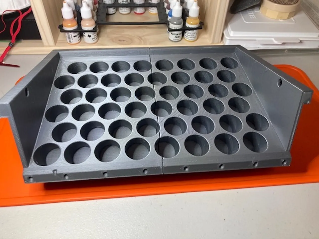 Miniature Paint Holders and Drawer Organizer 3D model 3D printable