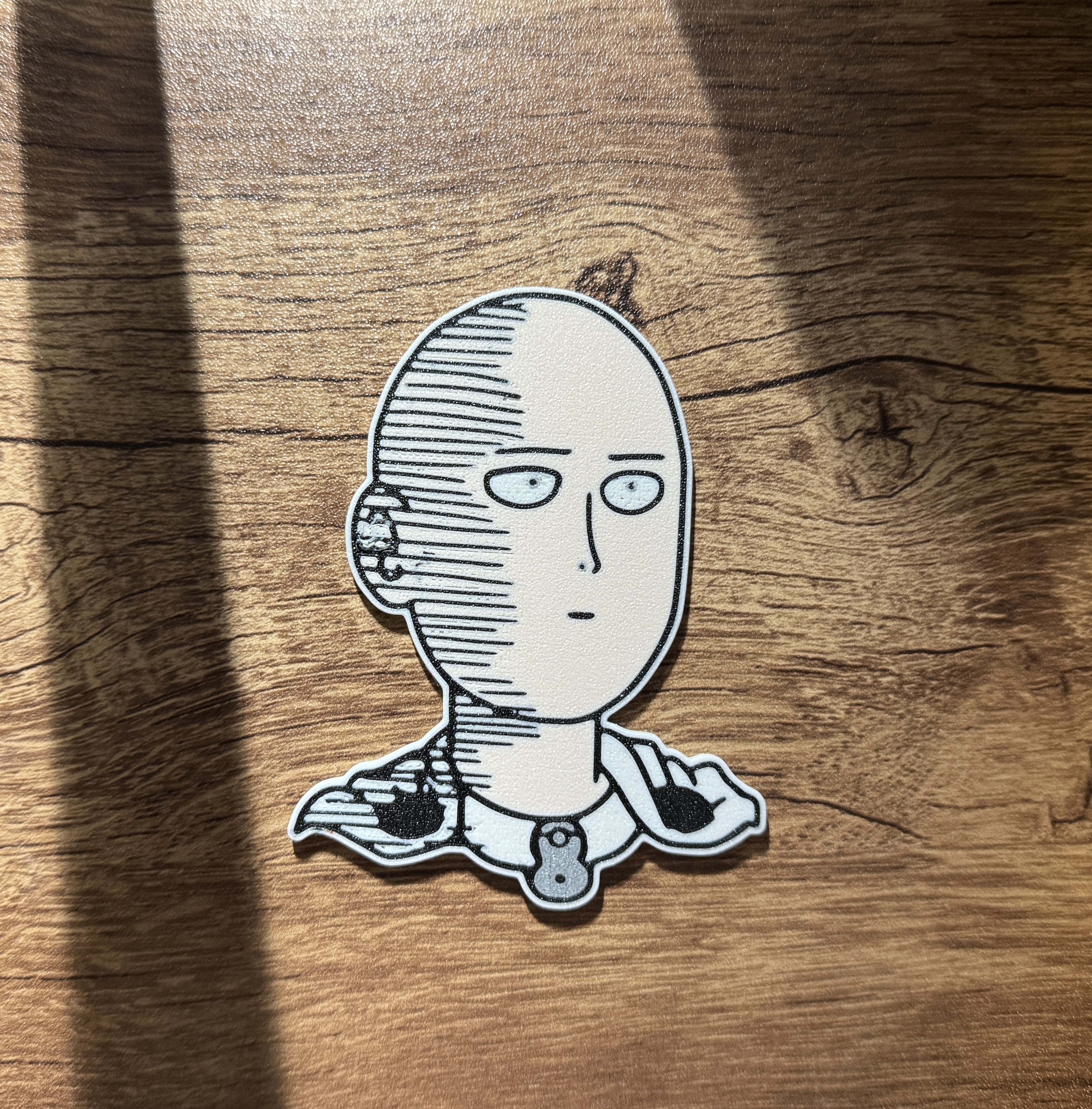One Punch Man Magnet (multi-color)(8x3mm magnets)