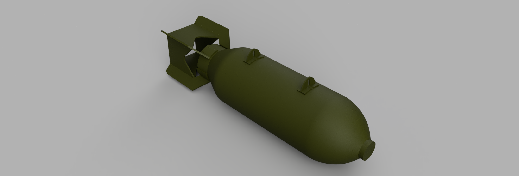 Miniatura 2 do modelo 3D 500lb Gravity Bomb