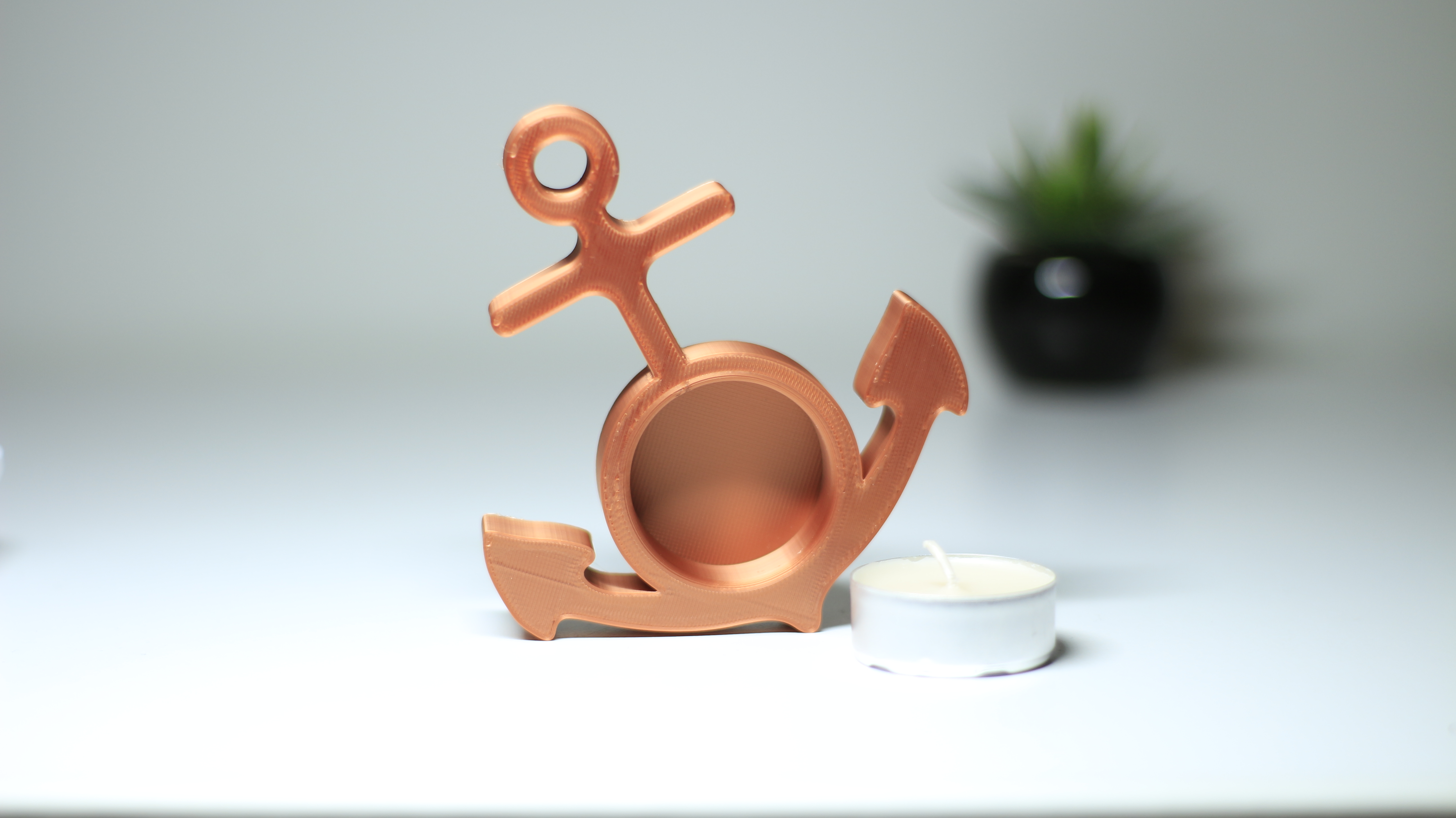 Anchor Candle Holder