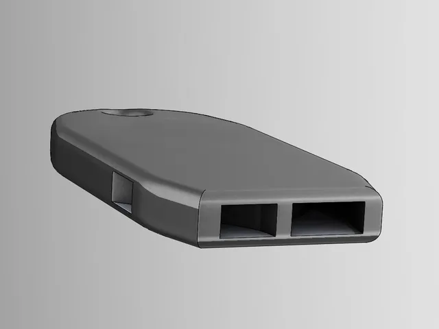 Loud keychain whistle - two versions with dedication or logo