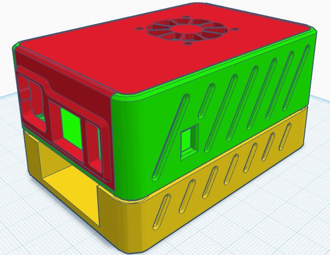Orange Pi 3 LTS case with SSD Kingston XS2000