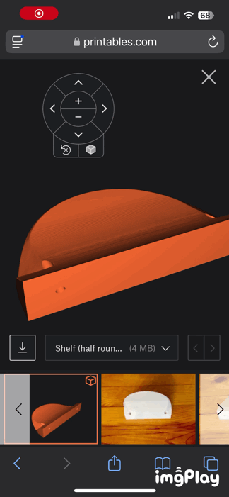 Shelf (Half Round)