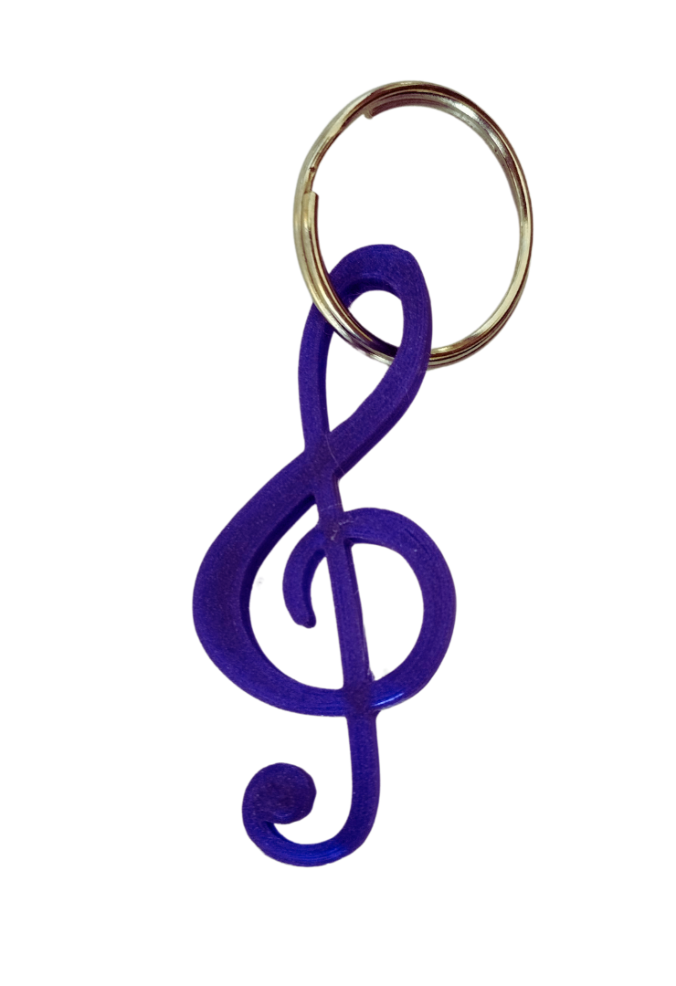 Keychain music note