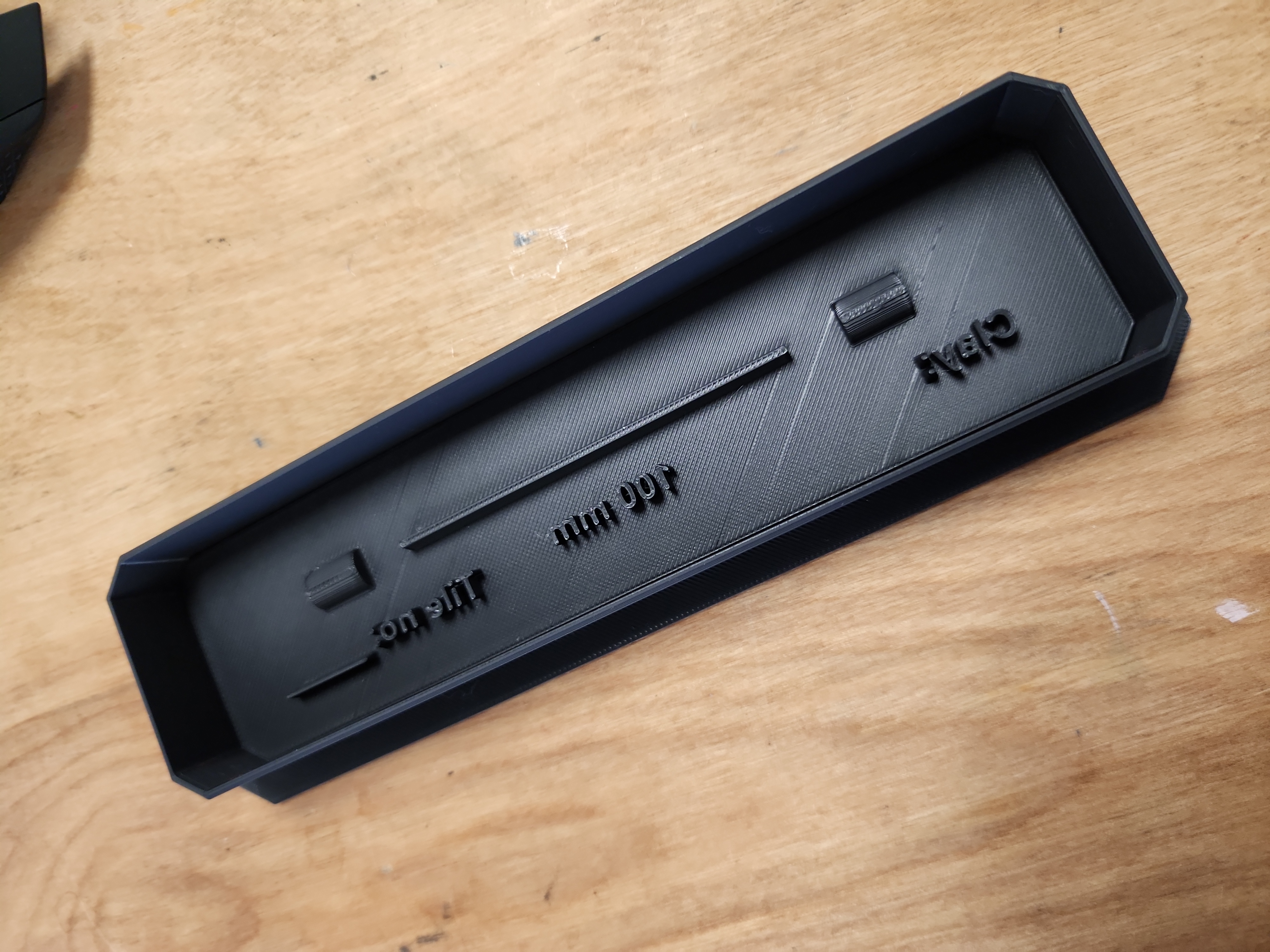 Clay Shrinkage Ruler