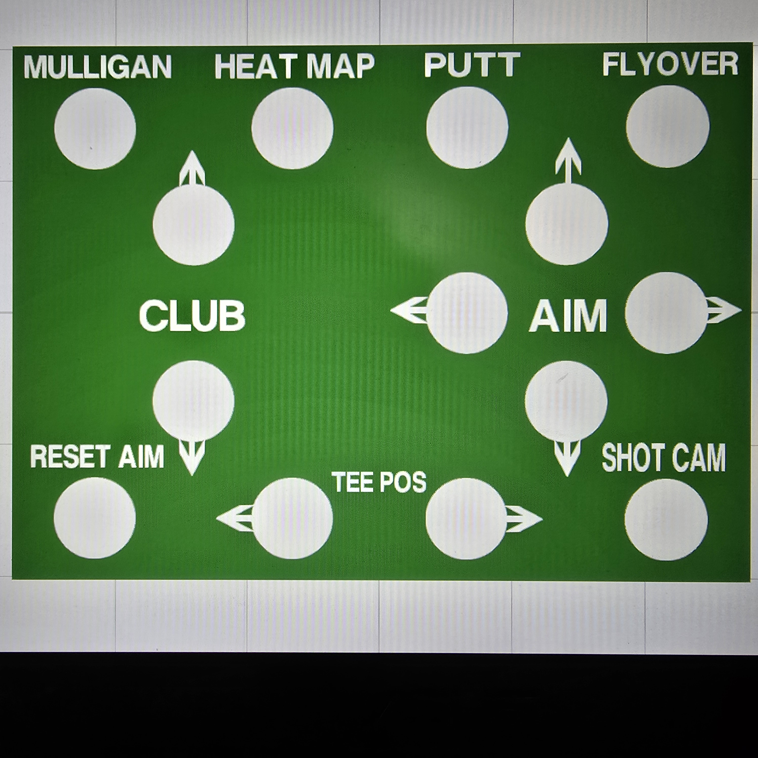 GSPRO Golf Simulator control box Version 2 updated hotkeys