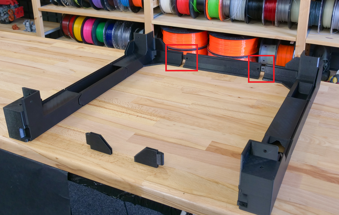 Prusa Enclosure V2 - MMU2S - corner top - middle connection fix