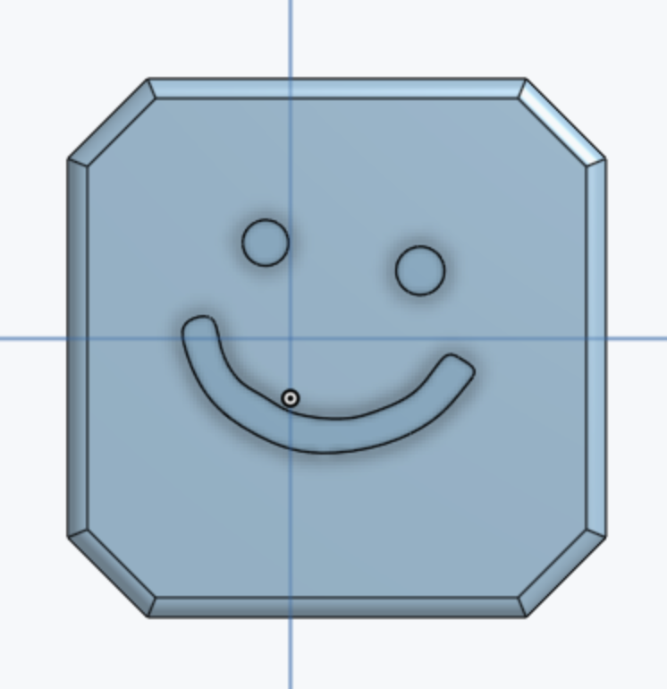 happy clay stamp