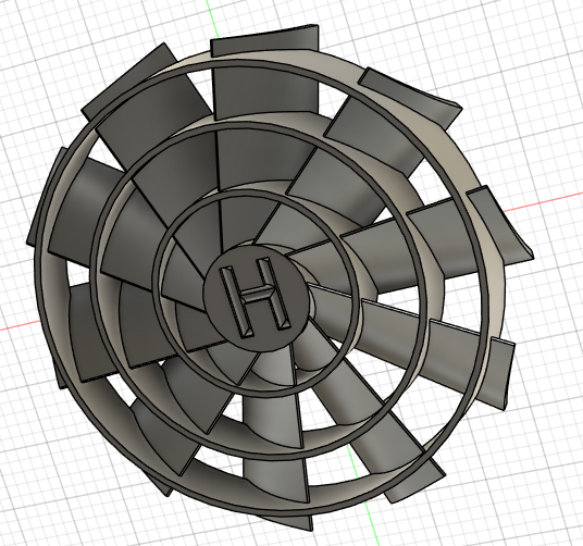 TurbineWheel for SV07 extruder