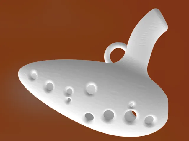 Literally the experimental ocarina but with a lanyard strap so you don't drop it in a pile of snow and lose it until your brother finds it in the grass near the pile of snow after the snow melts