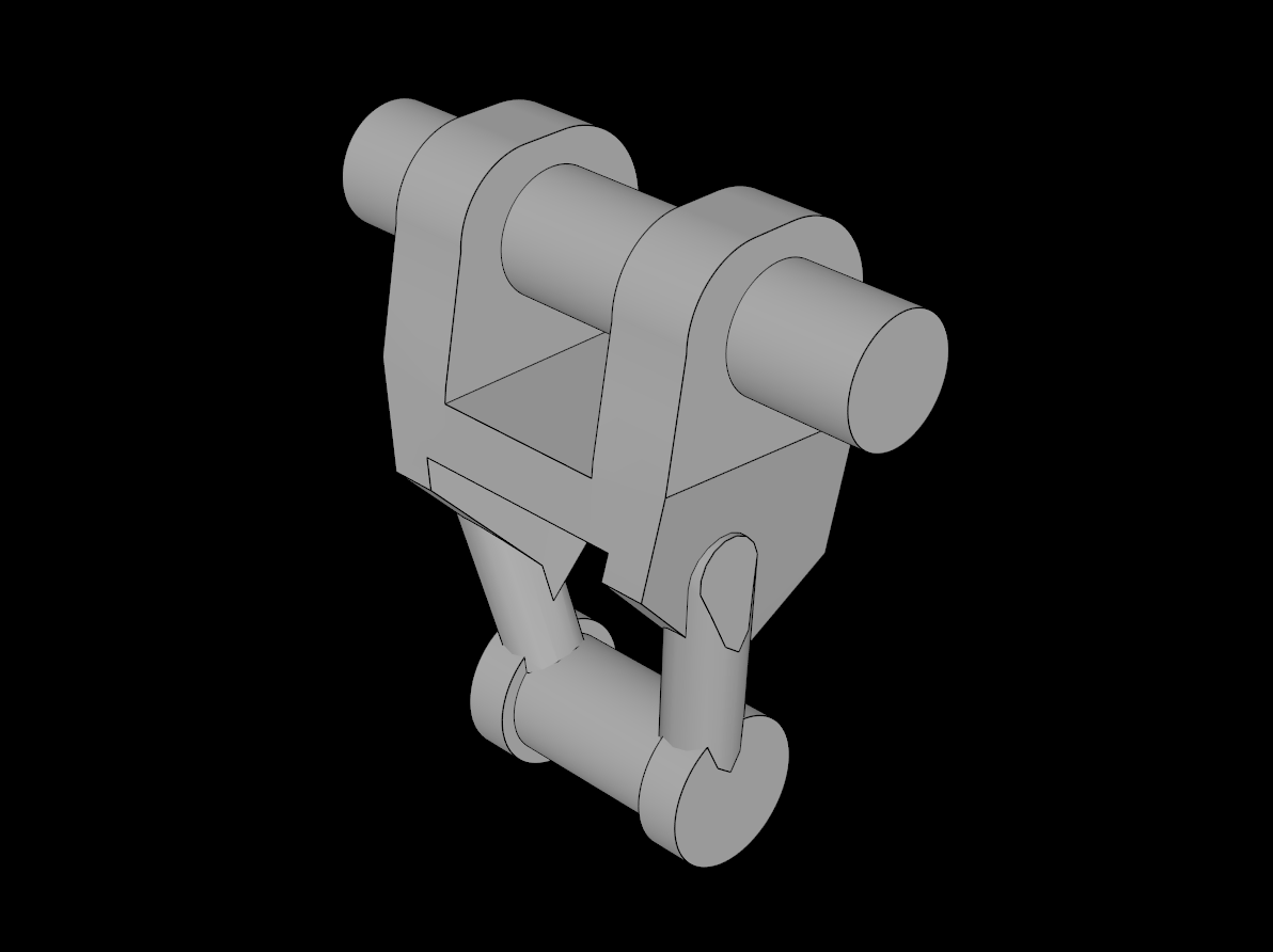Lego Compatible (30375.dat) Minifig Mechanical Torso