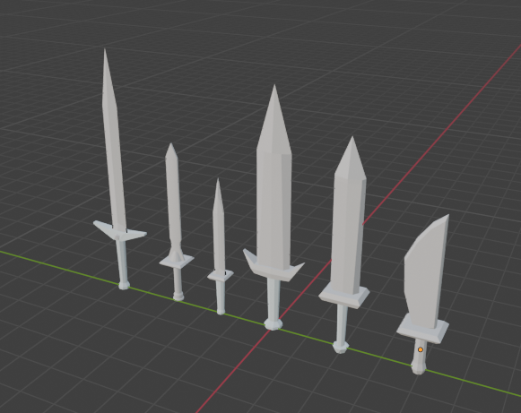 Multiple Simple Swords