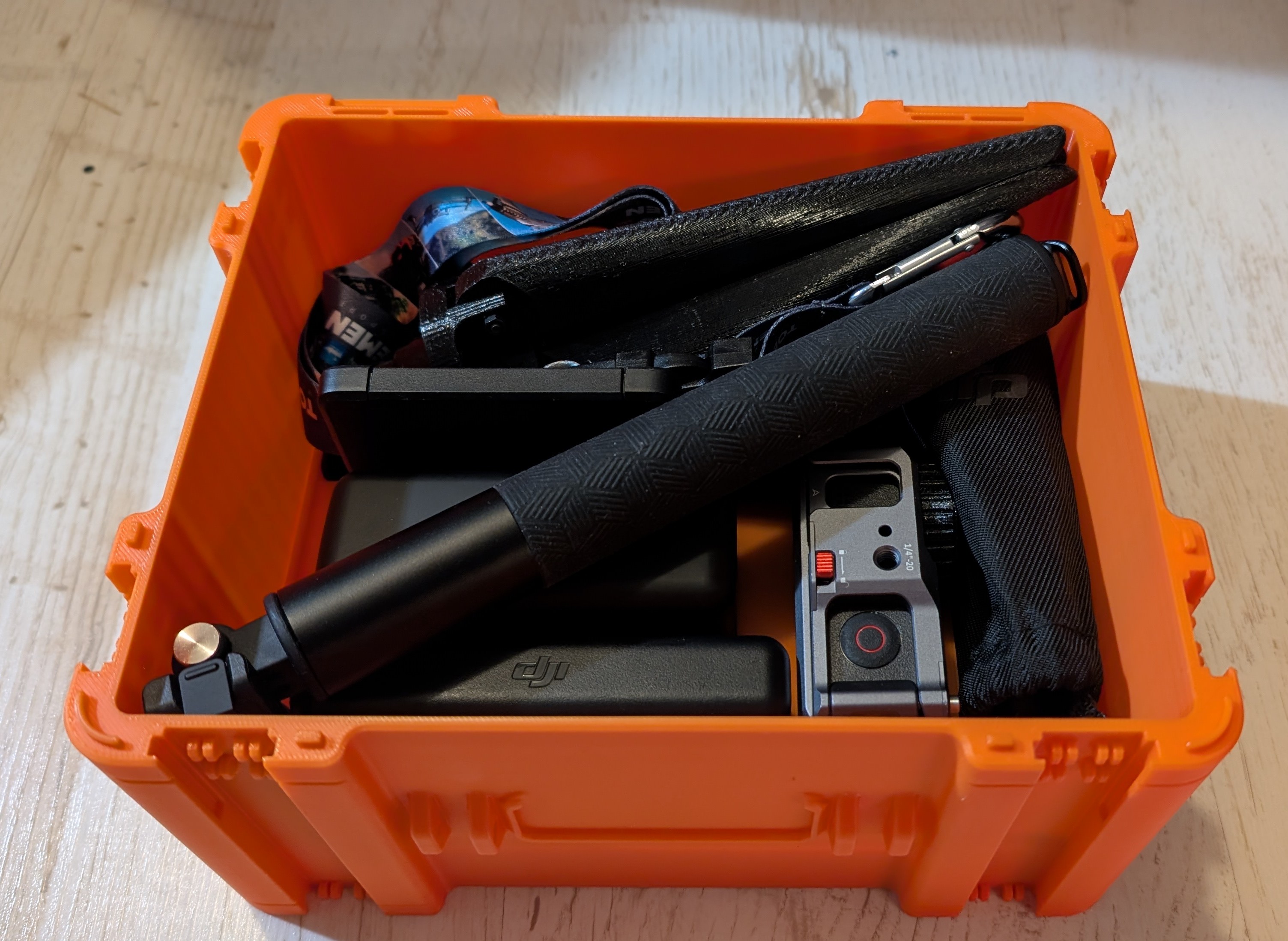 DJI Osmo Action 4 & accessories Gridfinity insert