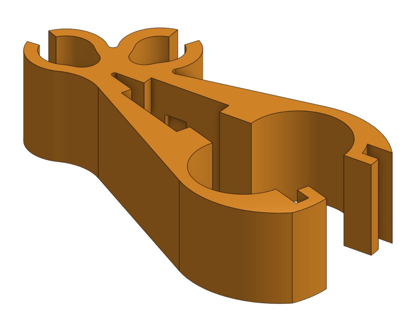 Prusa XL - Nextruder cable-clip-click_remix for TPU