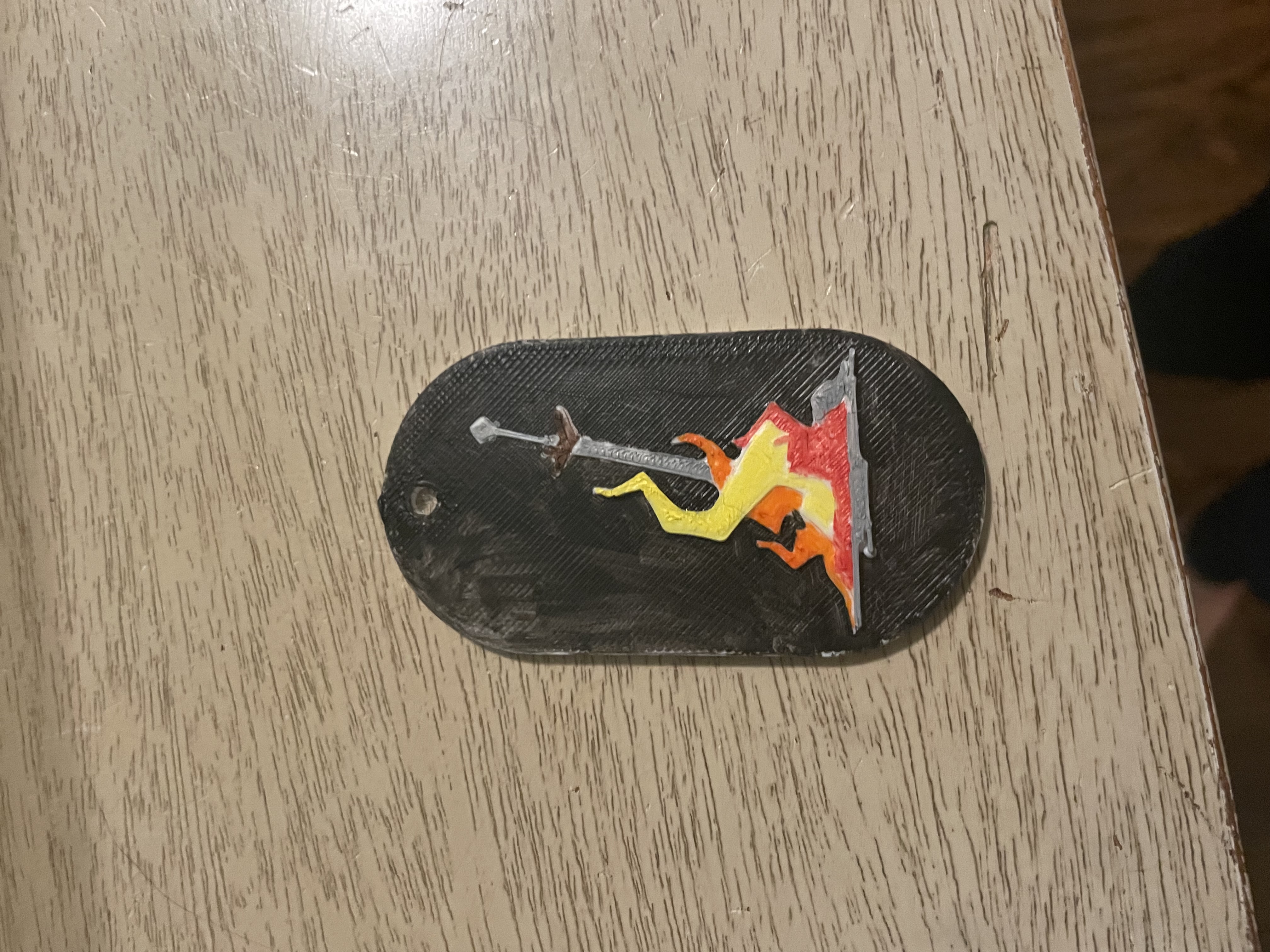 Dark Souls Inspired Keychain