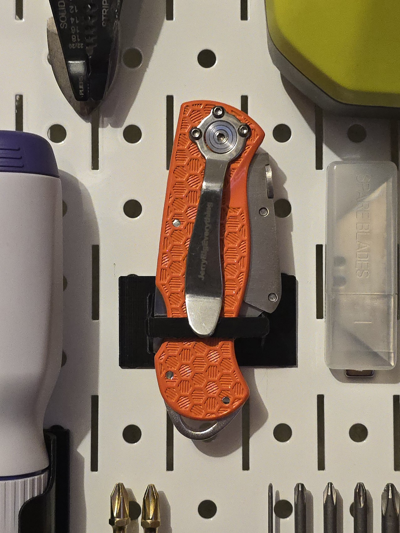 JerryRig Everything Knife Pegboard Mount